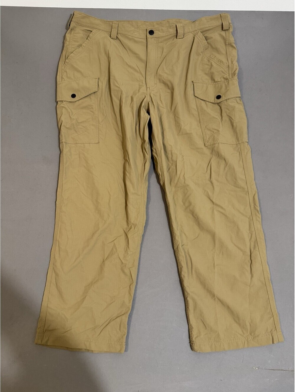 Duluth Trading Co Mens 44X30 Tan Cargo Armachillo Nylon Pants